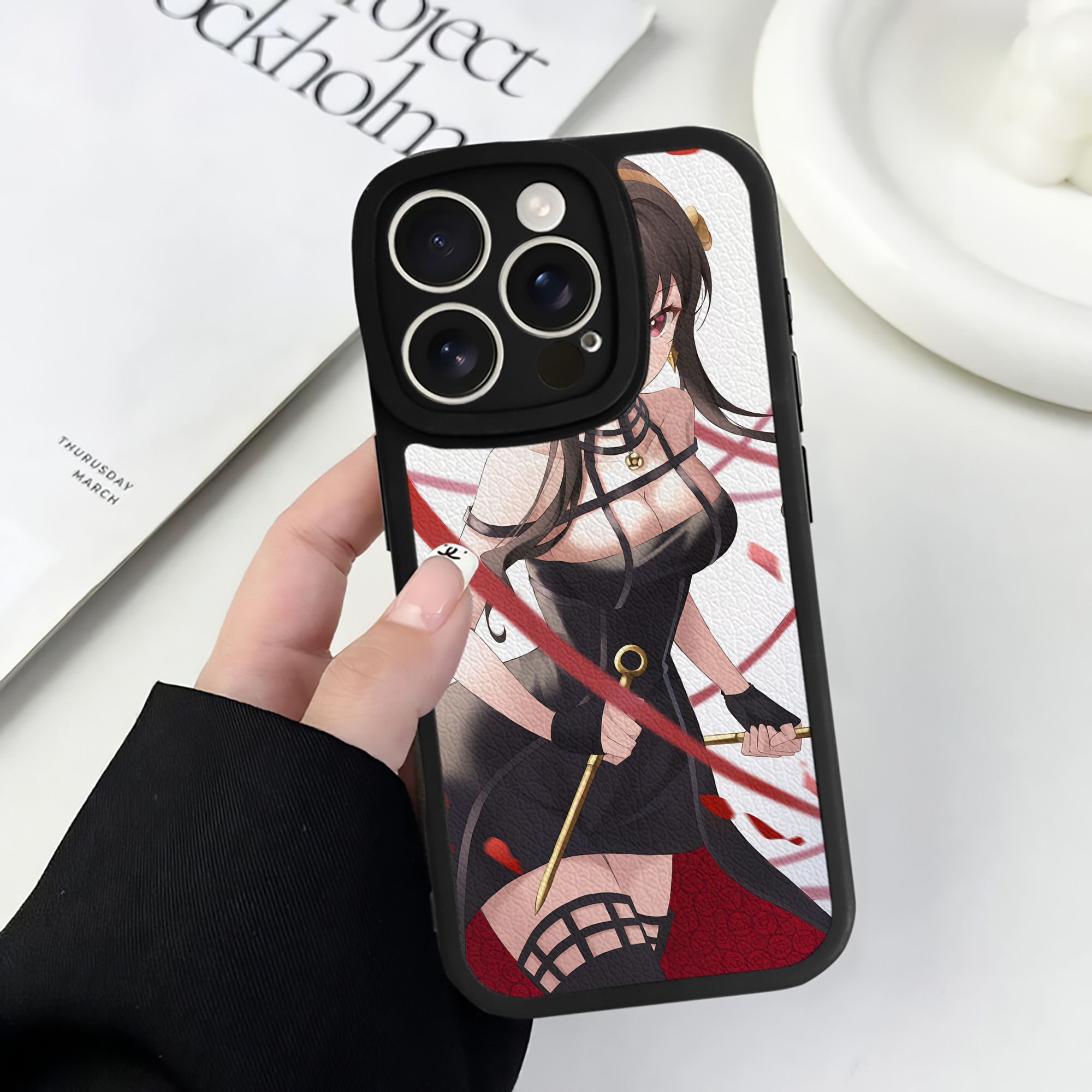 （画像用） SPY×FAMILY间谍家家酒 【iPhone 16シリーズ対応】シリコンスマホケース（レザー調） 材質：シリコン